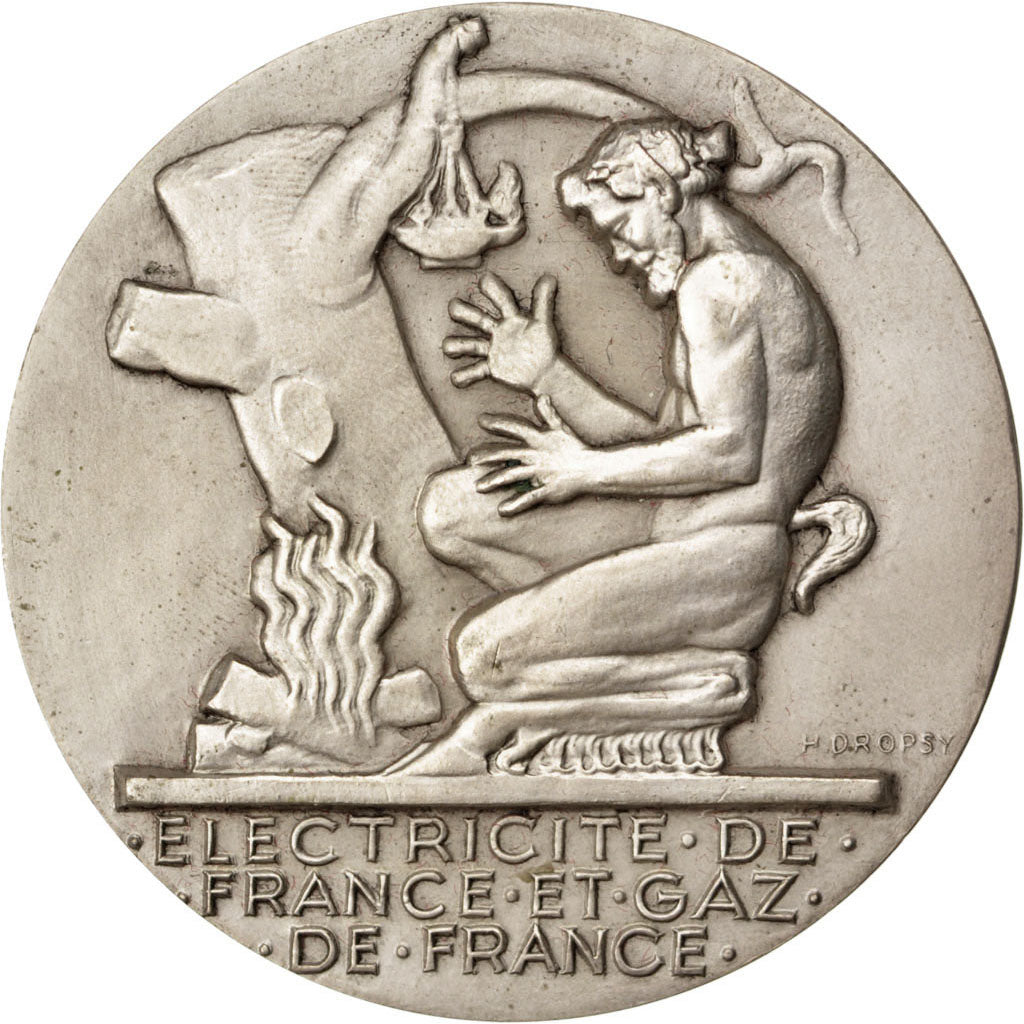 France, Médaille, French Fifth Republic, Bronze, Dropsy, SUP
