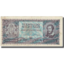 Banknote, Hungary, 10 Million Milpengö, 1946, 1946-03-18, KM:129, VF(20-25)