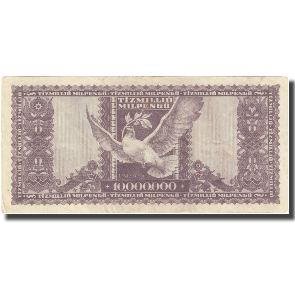 Geldschein, Ungarn, 10 Million Milpengö, 1946, 1946-03-18, KM:129, S