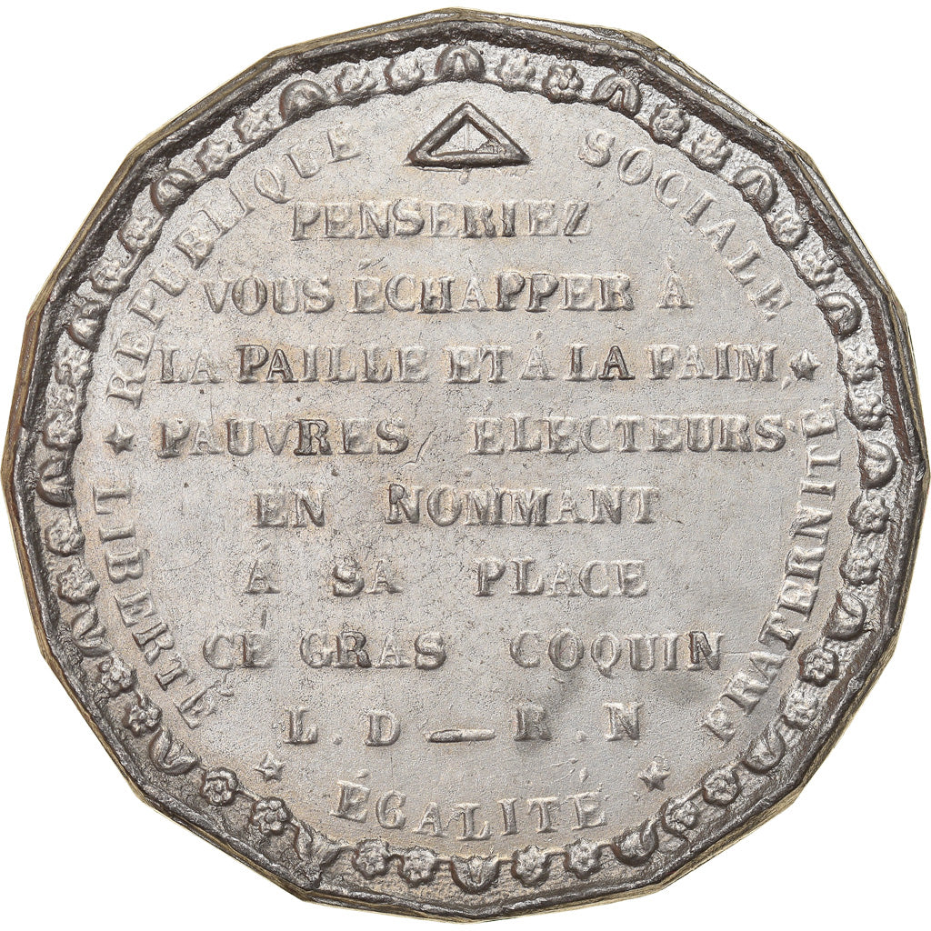 França, Medal, IIe République, Election de Louis Napoléon Bonaparte