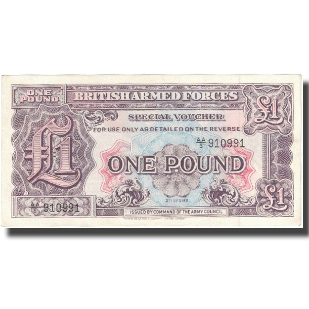 Banknote, Great Britain, 1 Pound, Undated (1948), KM:M22a, UNC(63)