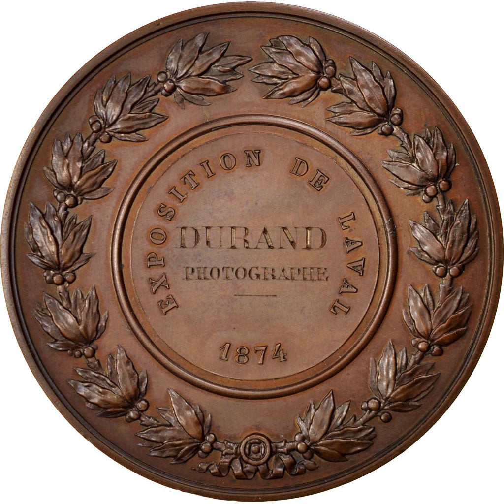 France, Medal, French Third Republic, 1874, Copper, Brenet, MS(60-62)