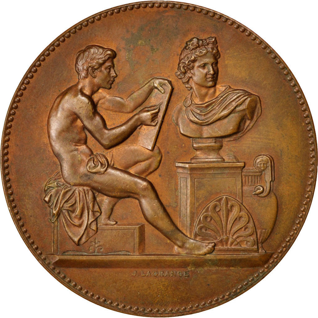 France, Médaille, Paris Commune, 1890, Bronze, Lagrange, TTB+