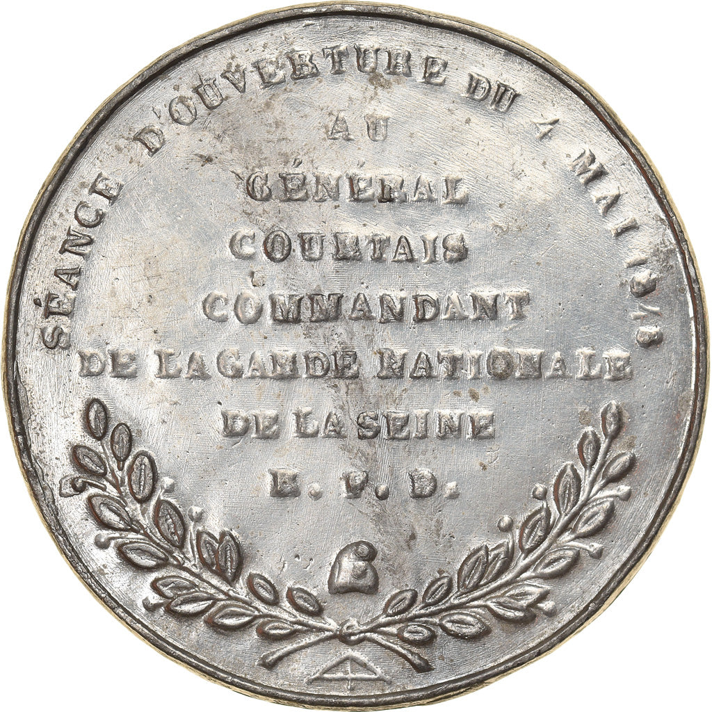 France, Medal, IIe République, Assemblée Nationale, Général Courtais