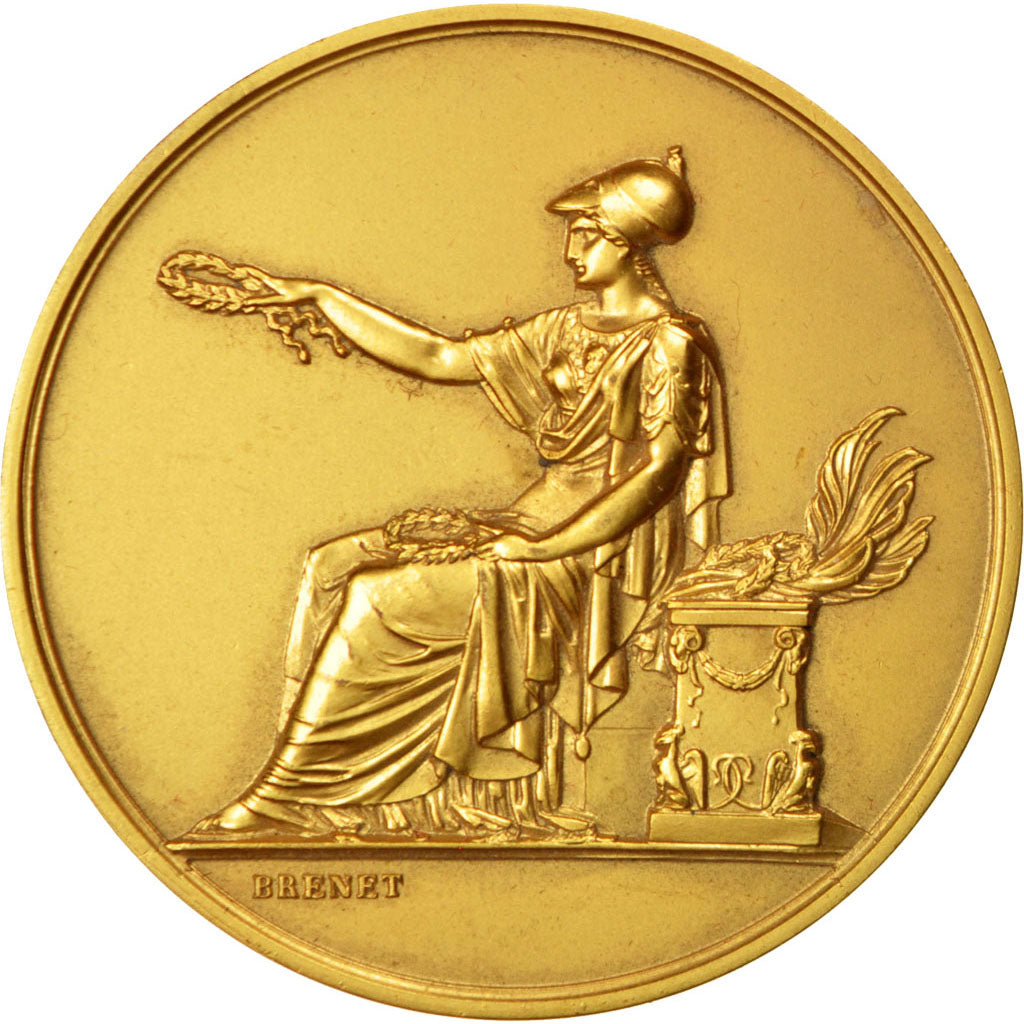 France, Médaille, French Third Republic, Bronze, Brenet, SUP