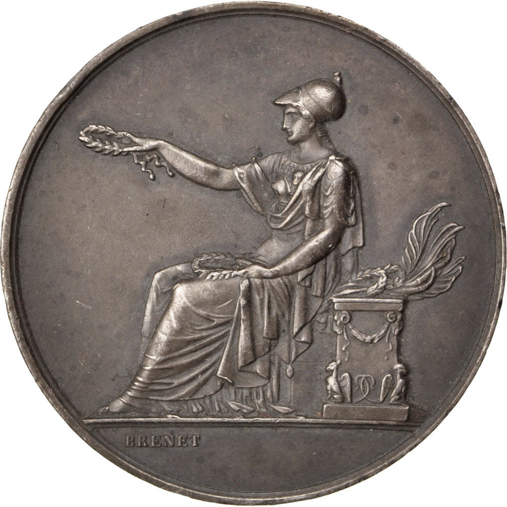 France, Médaille, French Third Republic, Bronze, Brenet, SUP