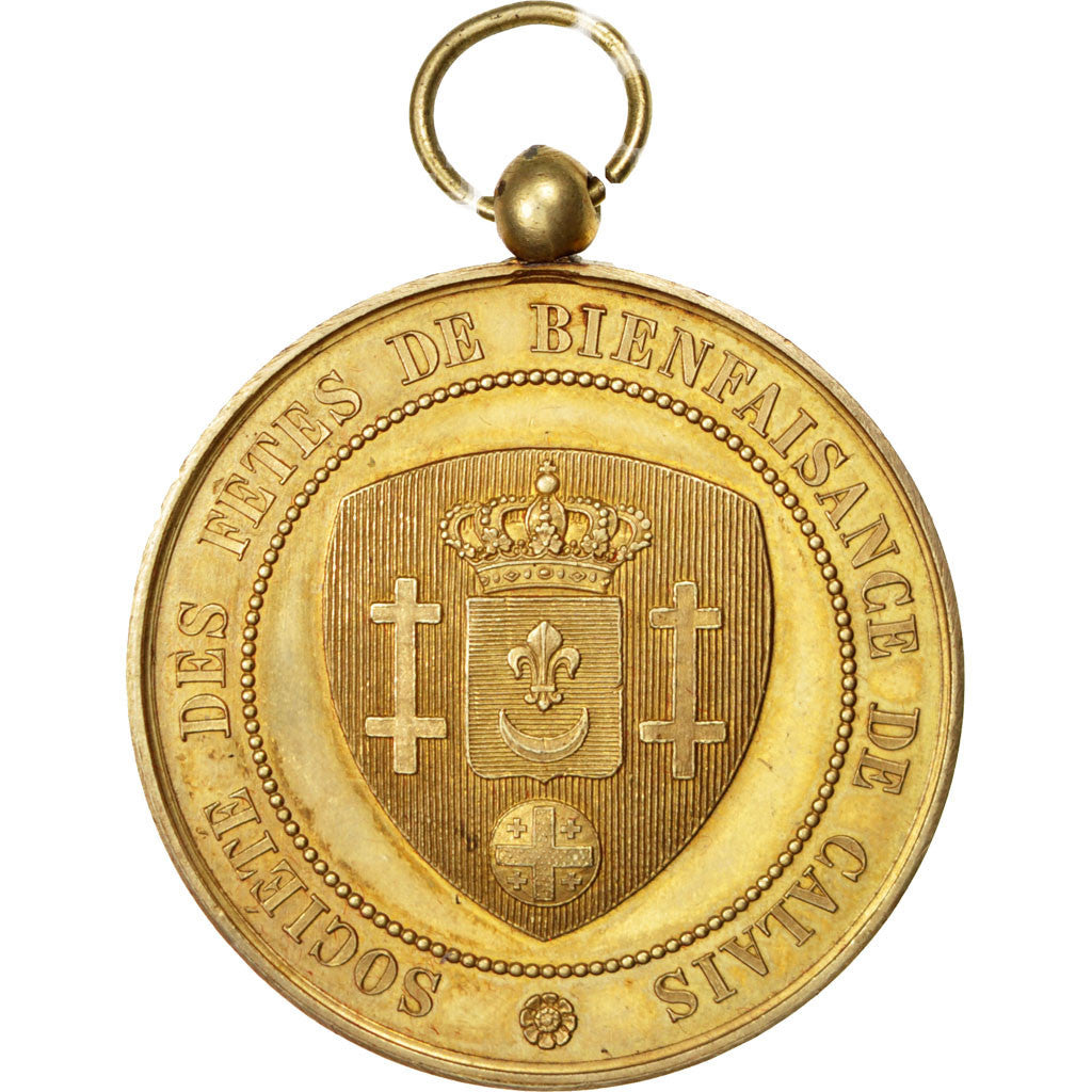 Francia, medaglia, Second French Empire, 1865, Vermeil, SPL-