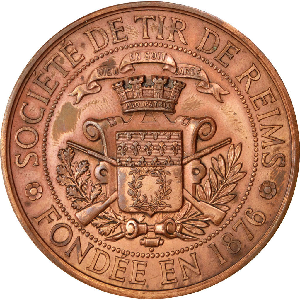 Frankreich, Medaille, French Third Republic, 1877, Kupfer, SS+