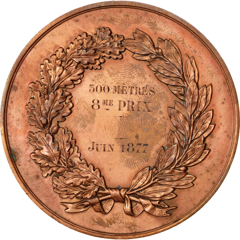 Frankreich, Medaille, French Third Republic, 1877, Kupfer, SS+