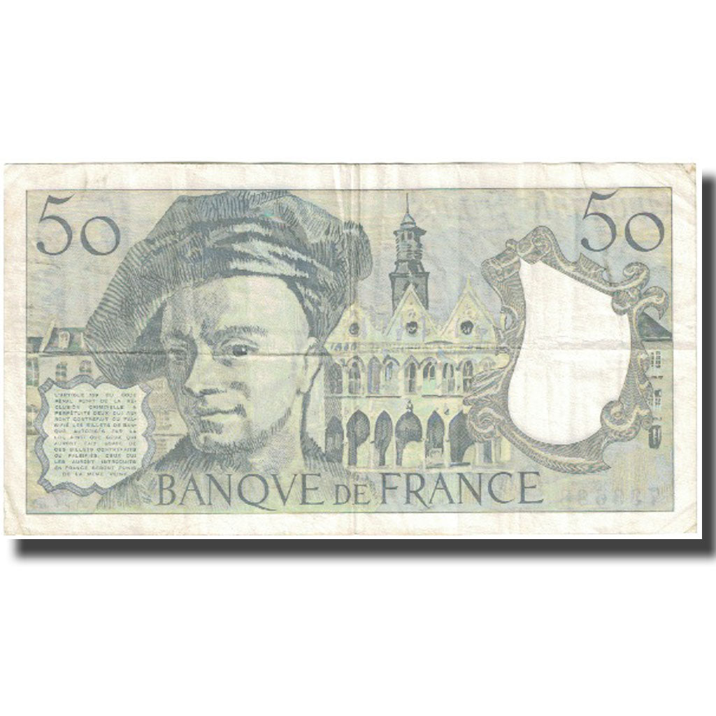 Frankreich, 50 Francs, Quentin de La Tour, 1992, SS, Fayette:67.18, KM:152f