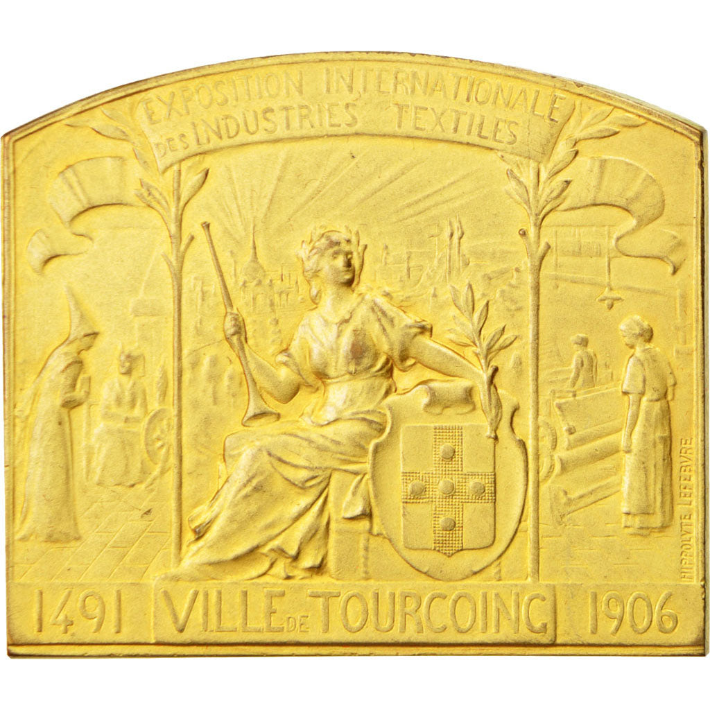 France, Médaille, French Third Republic, 1906, Bronze, TTB+