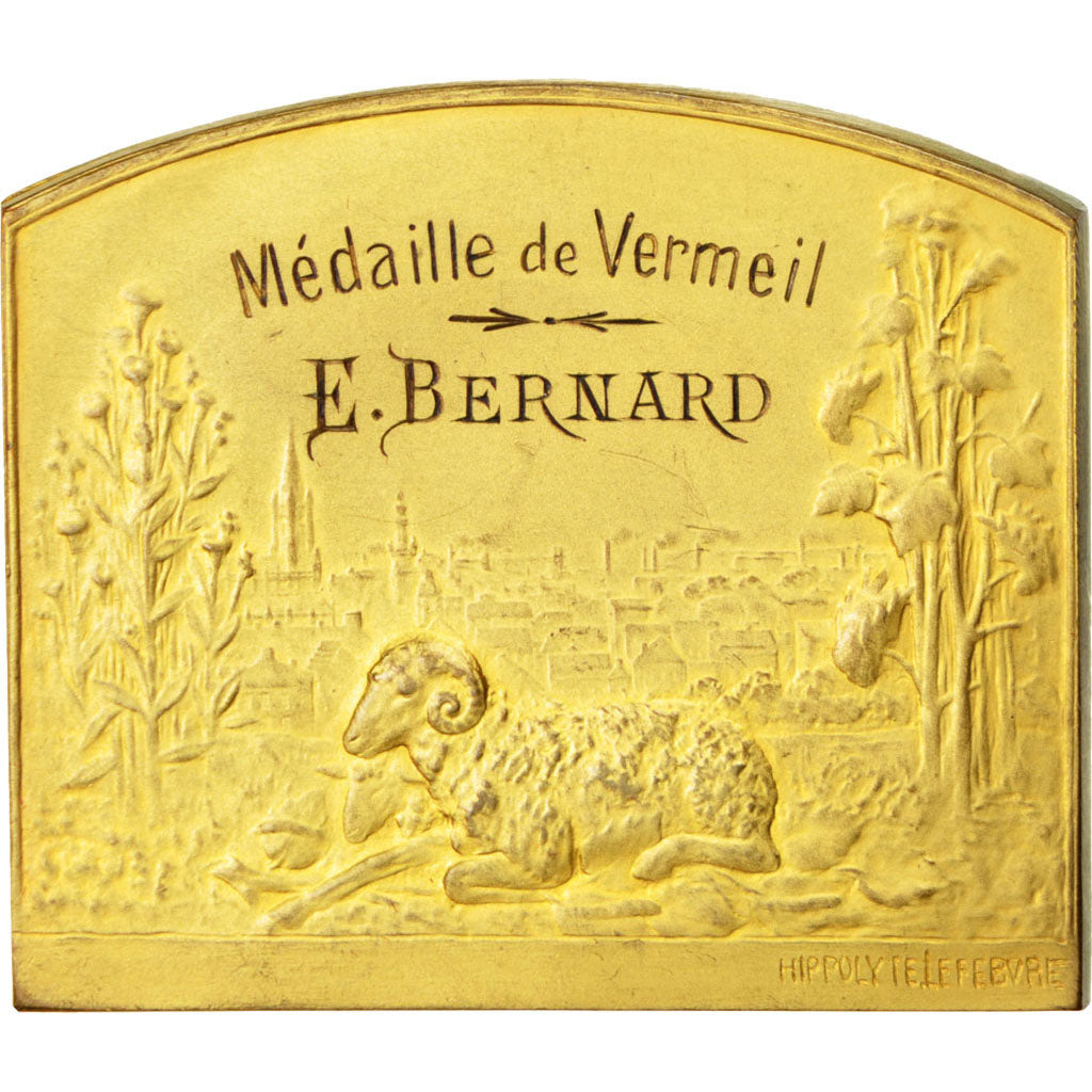 France, Médaille, French Third Republic, 1906, Bronze, TTB+