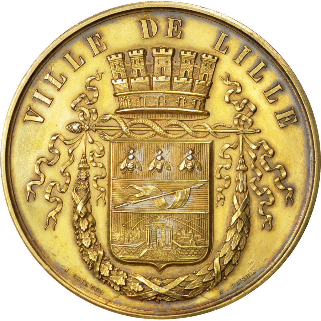 France, Medal, French Third Republic, Silver, AU(55-58)