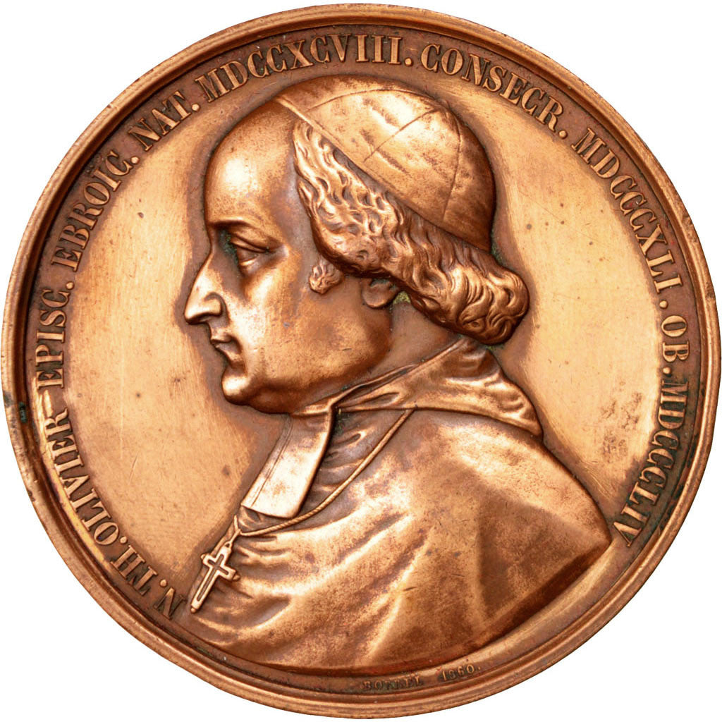 France, Médaille, Second French Empire, 1860, Cuivre, Borrel, SUP