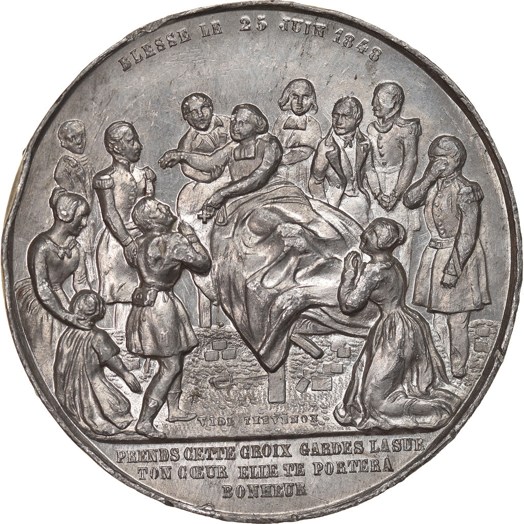 Frankreich, Medaille, IIe République, Mort de Denis Affre, Archevêque de