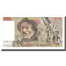 Francia, 100 Francs, Delacroix, 1978, FDS, Fayette:69.2c, KM:154a