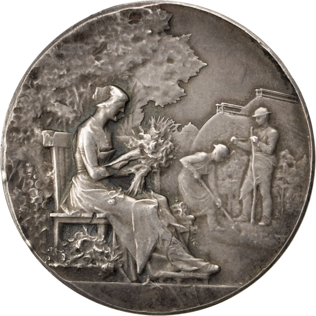 France, Medal, French Third Republic, Silver, AU(50-53)