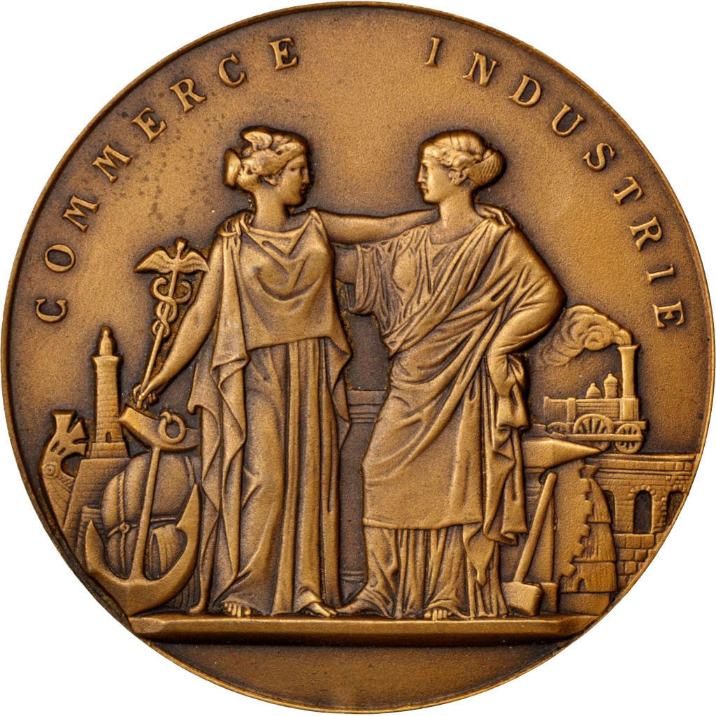 France, Médaille, French Fourth Republic, 1954, Bronze, SUP