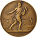 France, Médaille, French Third Republic, 1923, Bronze, Lagrange, SUP