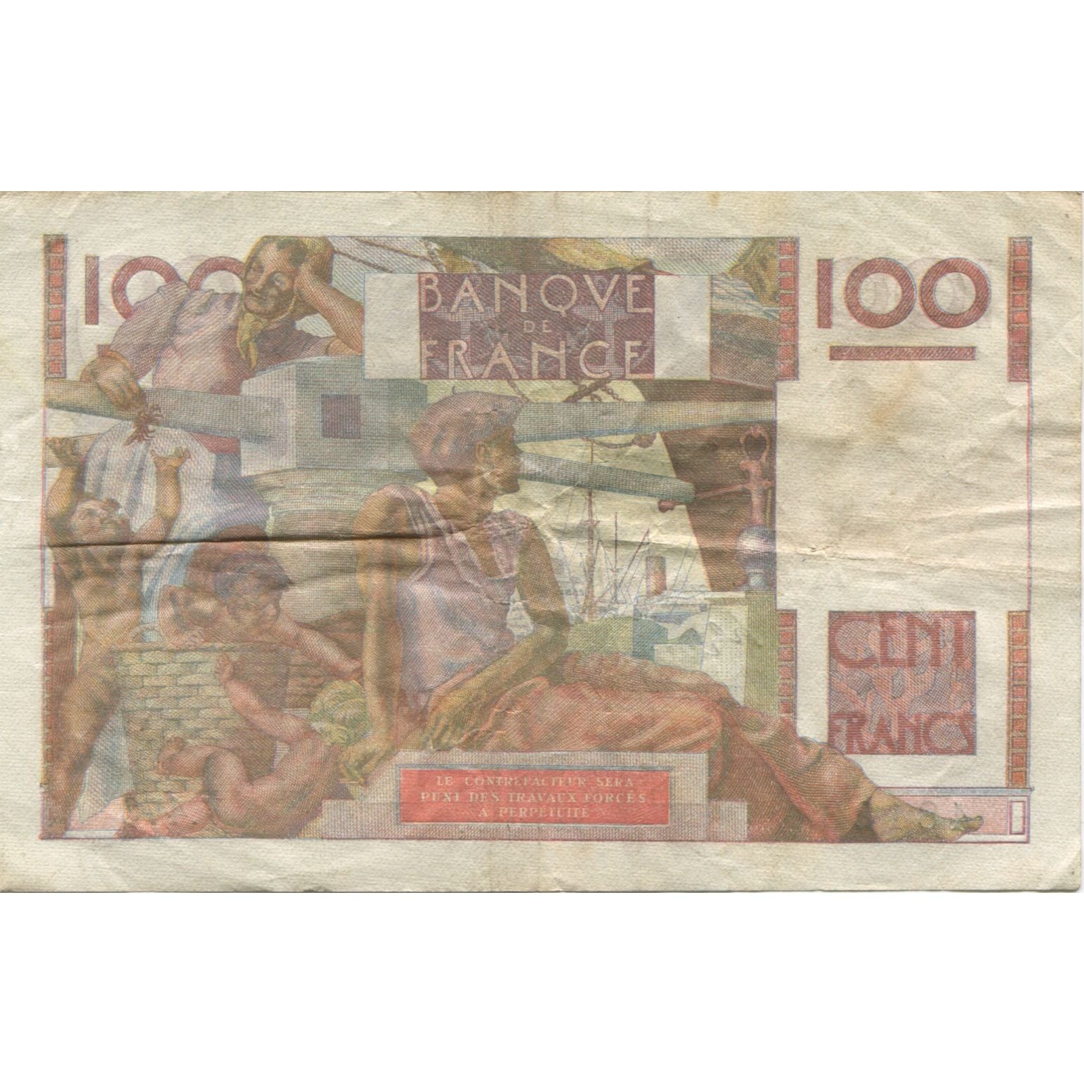 France, 100 Francs, Jeune Paysan, 1951, 1951-09-06, TTB, Fayette:28.29, KM:128d