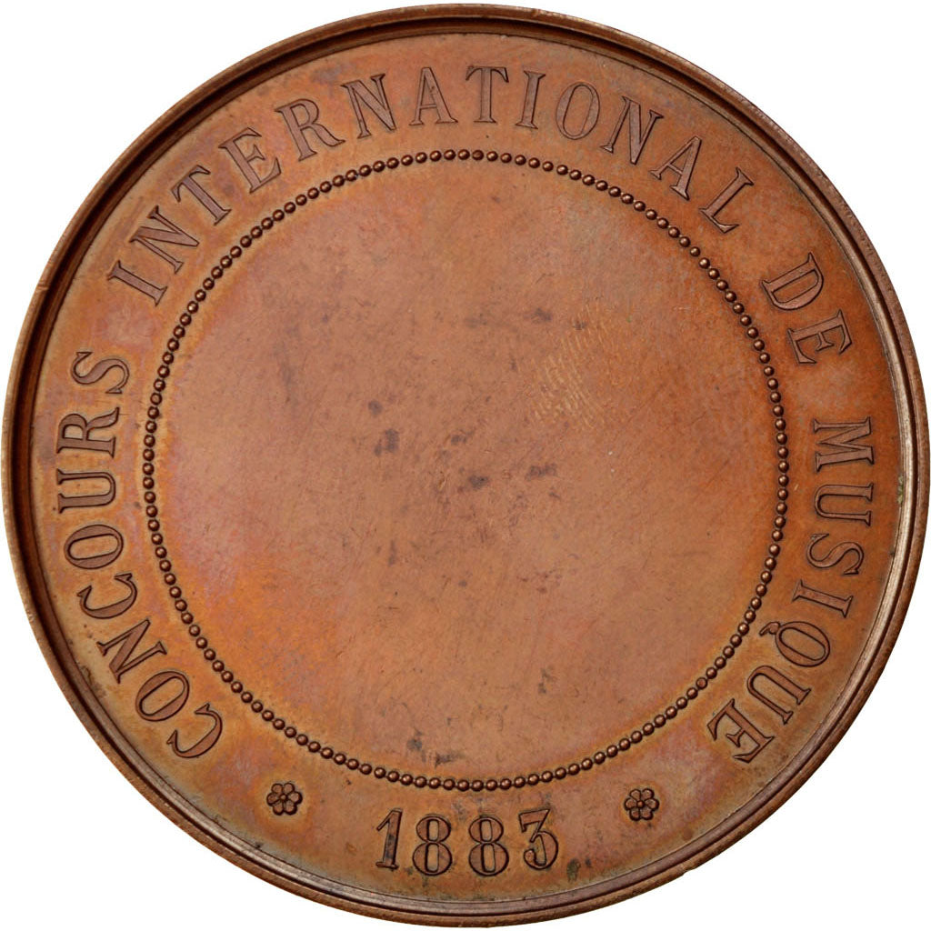 Francia, medaglia, French Third Republic, 1883, Rame, SPL-