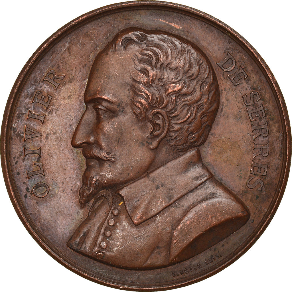 France, Medal, Olivier de Serres, Société Libre d'Agriculture de l'Eure