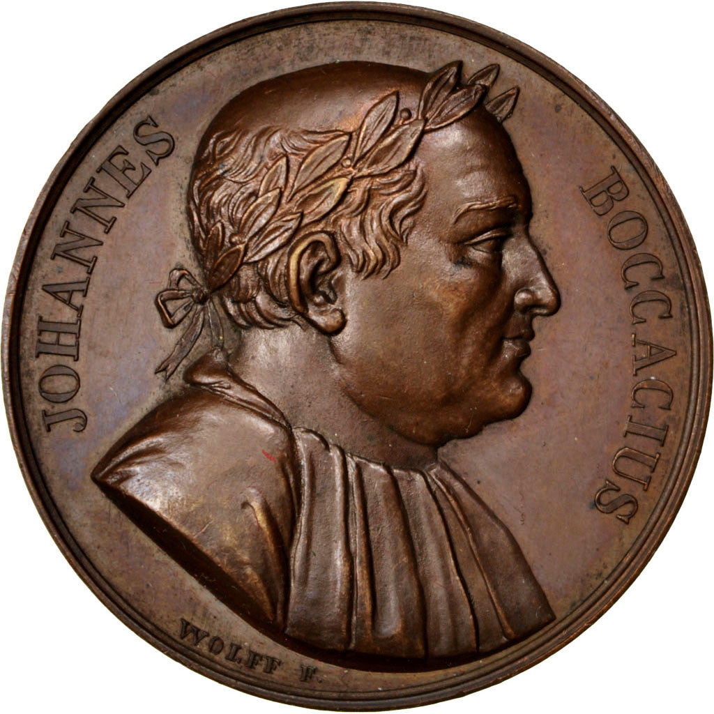 France, Médaille, Louis XVIII, 1823, Cuivre, SUP