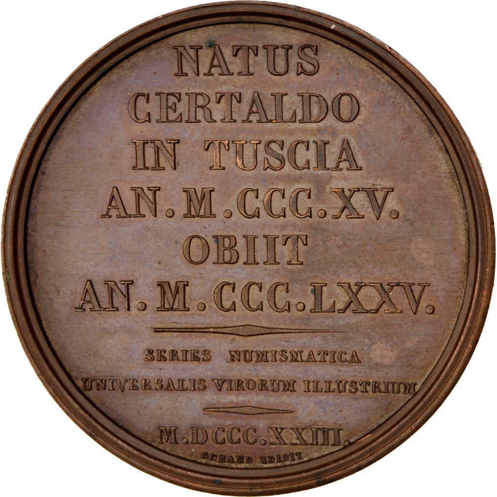 France, Médaille, Louis XVIII, 1823, Cuivre, SUP
