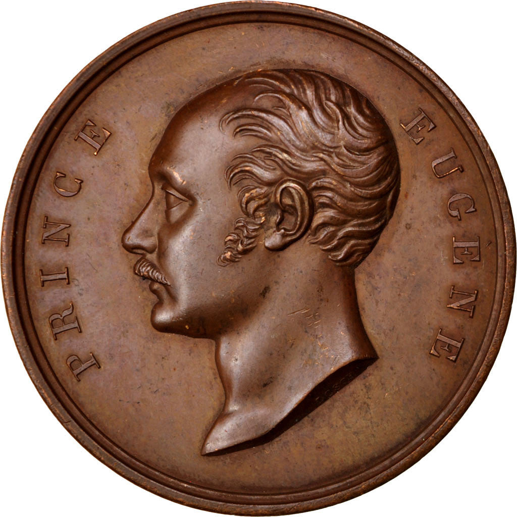 France, Médaille, Charles X, 1825, Bronze, SUP