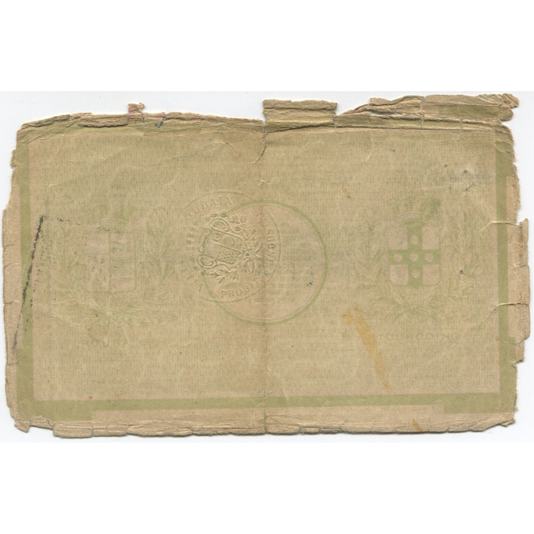 Francia, Roubaix et Tourcoing, 20 Francs, 1917, BC, Pirot:59-2144