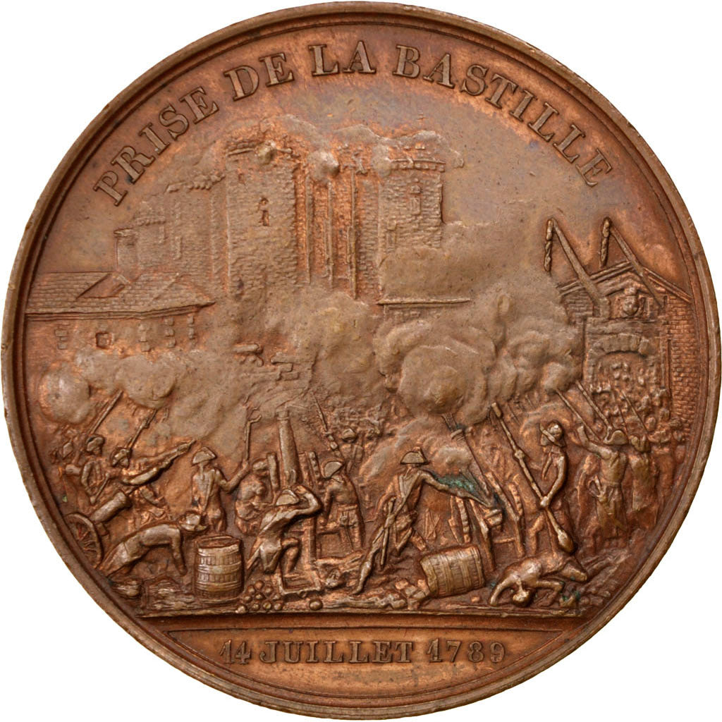 France, Medal, Louis Philippe I, 1844, Copper, AU(55-58)