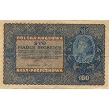 Banknote, Poland, 100 Marek, 1919, 1919-08-23, KM:27, EF(40-45)