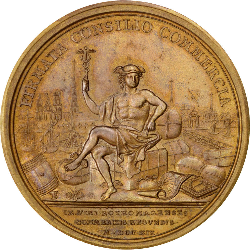 France, Médaille, Louis XV, 1719, Bronze, SUP, Divo:30.