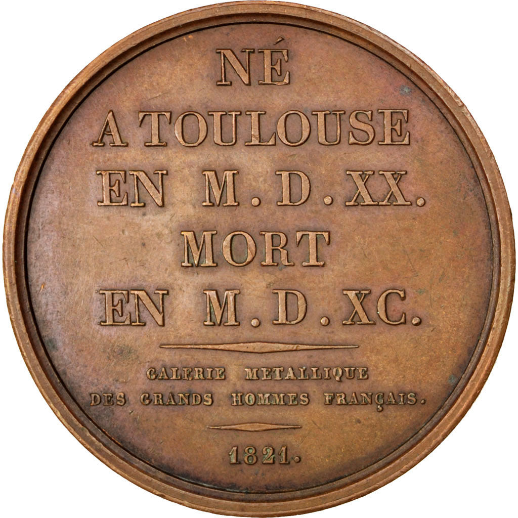 France, Médaille, Louis XVIII, 1821, Bronze, SUP