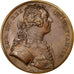 France, Medal, Louis XV, 1736, Bronze, Duvivier, AU(50-53), Divo:95.