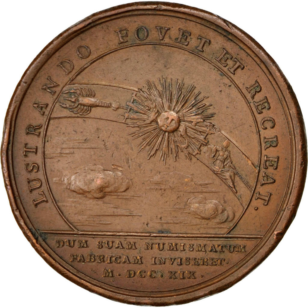 France, Médaille, Louis XV, 1719, Bronze, TTB, Divo:26.