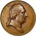 France, Medal, Louis XVIII, Copper, Andrieu, AU(55-58)