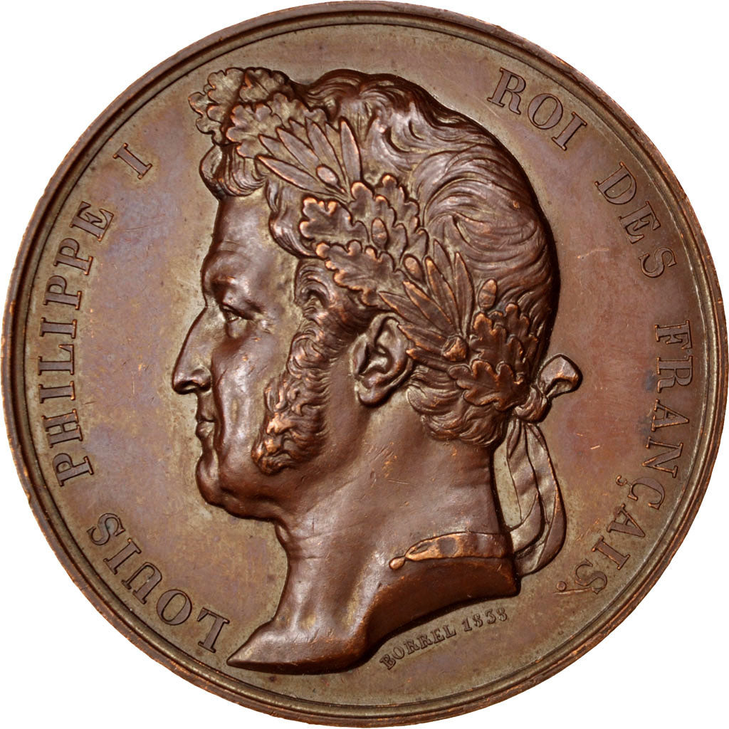 France, Medal, Louis-Philippe I, Prise de Constantine, 1837, Copper, Borrel