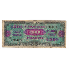 France, 50 Francs, Drapeau/France, 1944, 47154479, B, Fayette:VF19.1, KM:117a