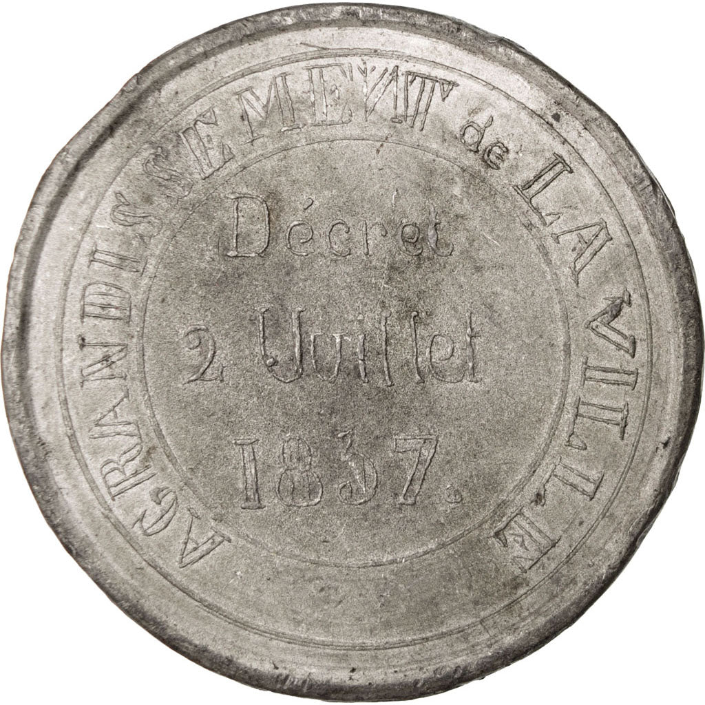 France, Médaille, Louis Philippe I, 1837, Etain, TTB+