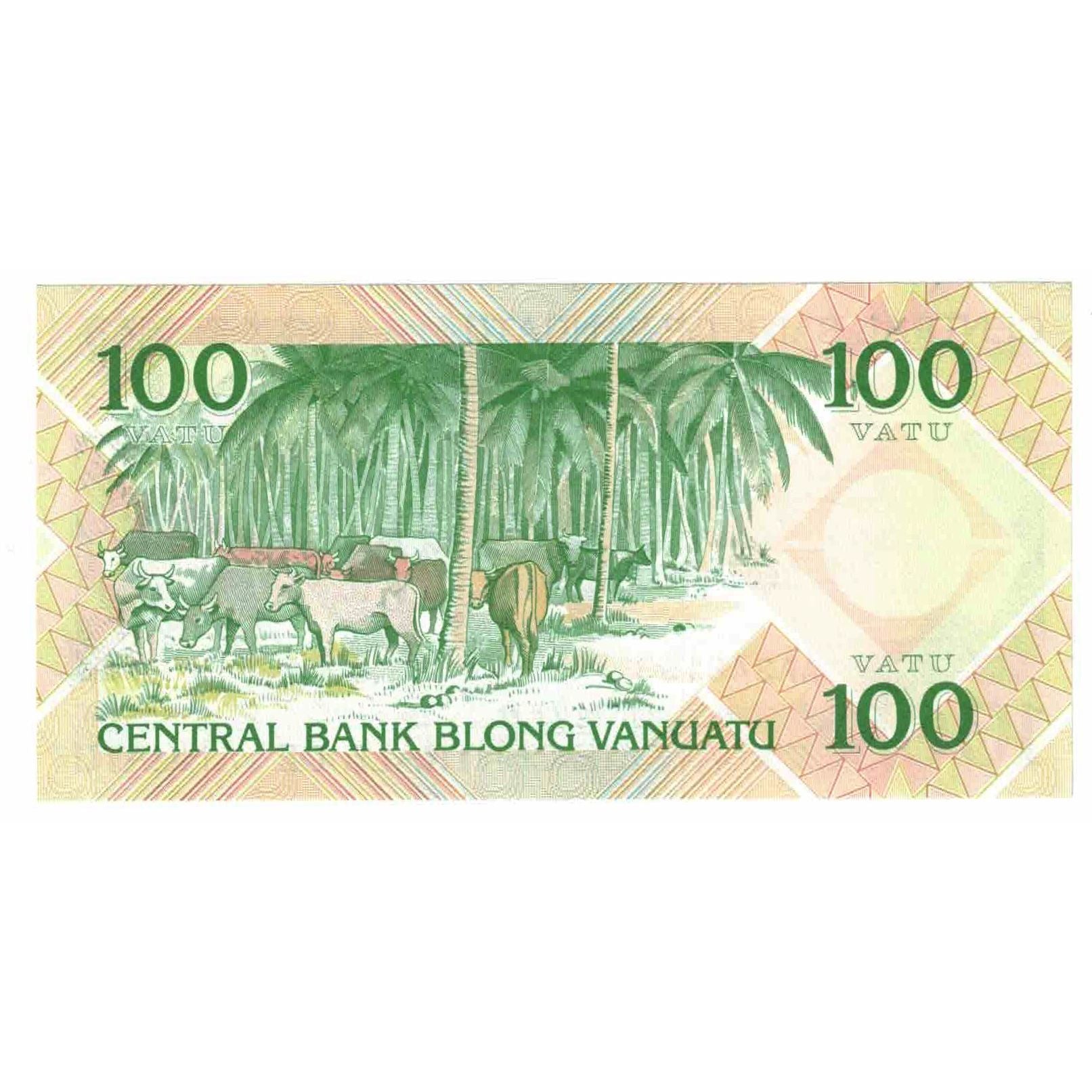 Banknot, Vanuatu, 100 Vatu, Undated (1982), KM:1a, UNC(65-70)