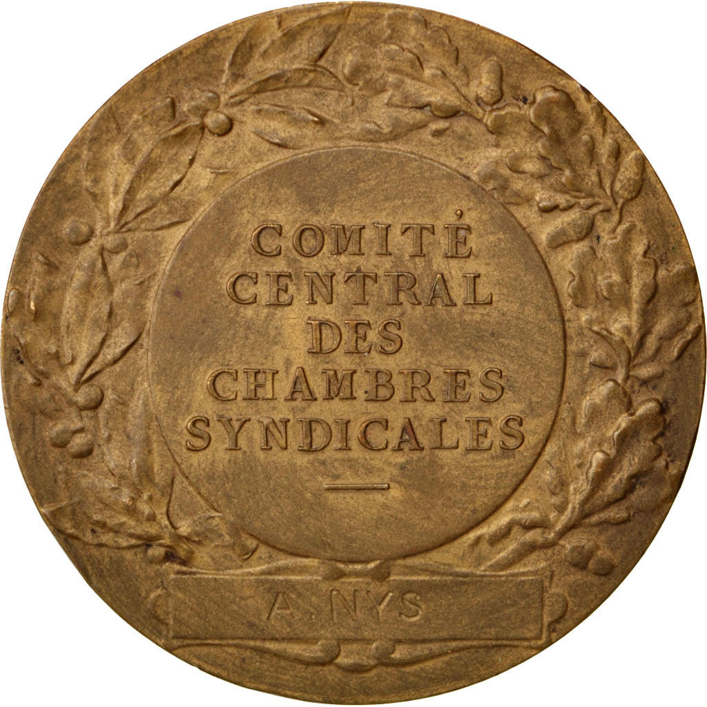 France, Médaille, French Third Republic, Bronze, Bottée, TTB