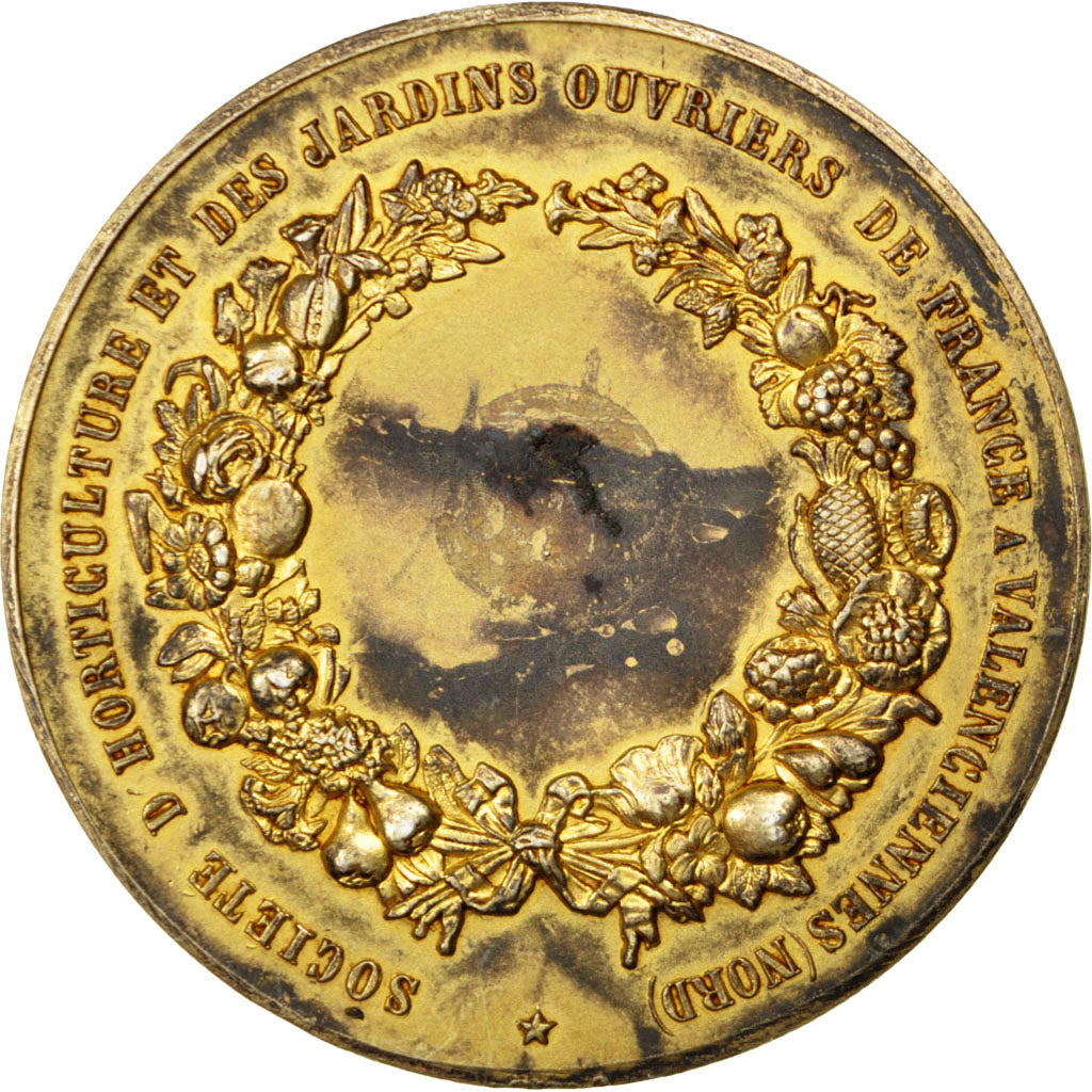 France, Médaille, French Third Republic, Vermeil, Vernon, TTB+