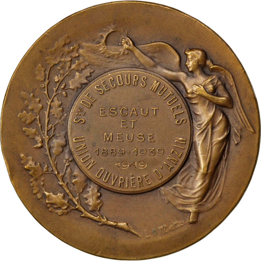 France, Médaille, French Fourth Republic, 1949, Bronze, SUP