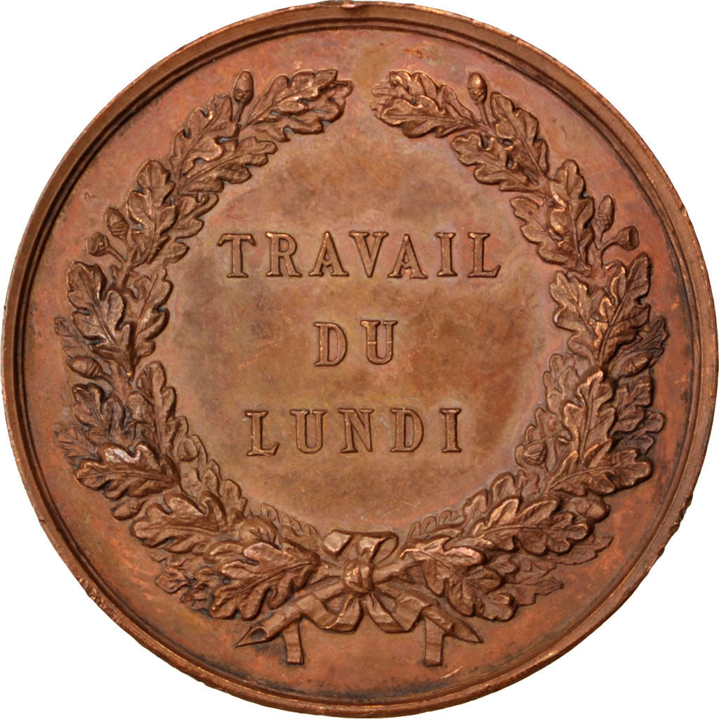 France, Médaille, Louis Philippe I, 1834, Cuivre, Barre, TTB+