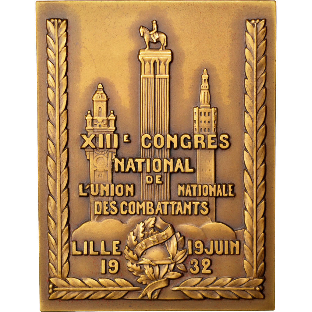 Francia, medaglia, French Third Republic, 1932, Bronzo, SPL-