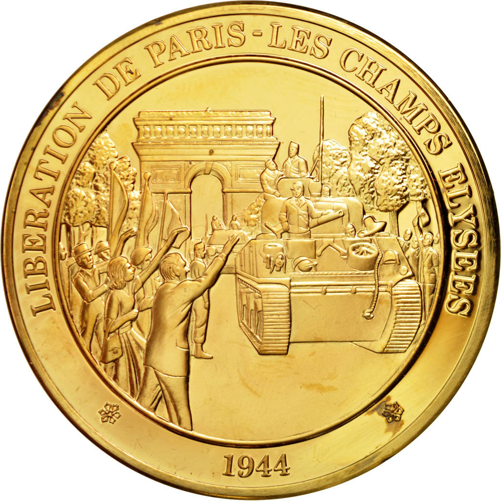 Francia, medaglia, Provisional Government of the French Republic, Vermeil, SPL