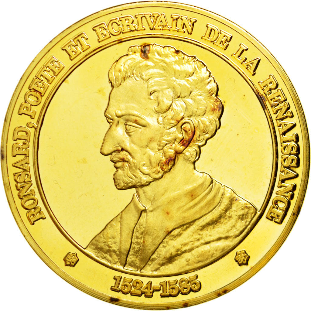 France, Medal, Henry III, Vermeil, MS(60-62)