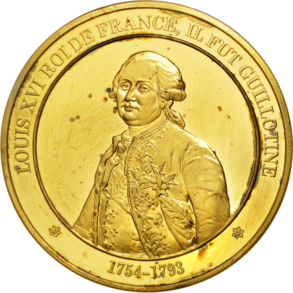 France, Medal, Louis XVI, Vermeil, AU(55-58)
