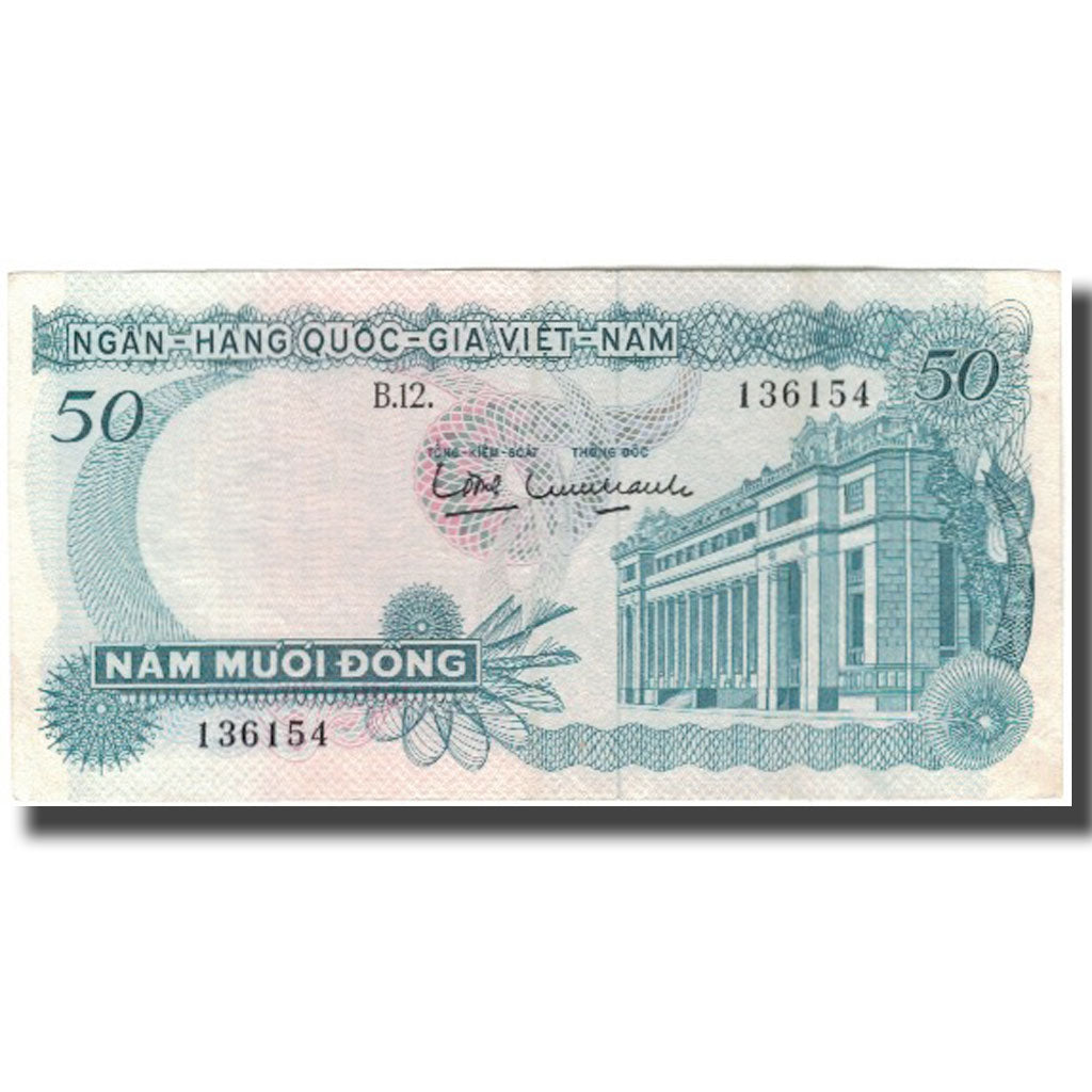 Banknote, South Viet Nam, 50 D<ox>ng, KM:25a, EF(40-45)